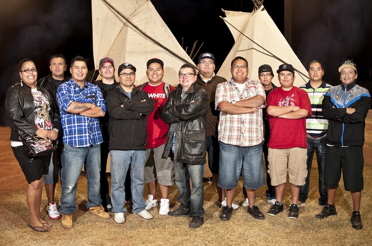 Northern Cree Singers at Powwow
